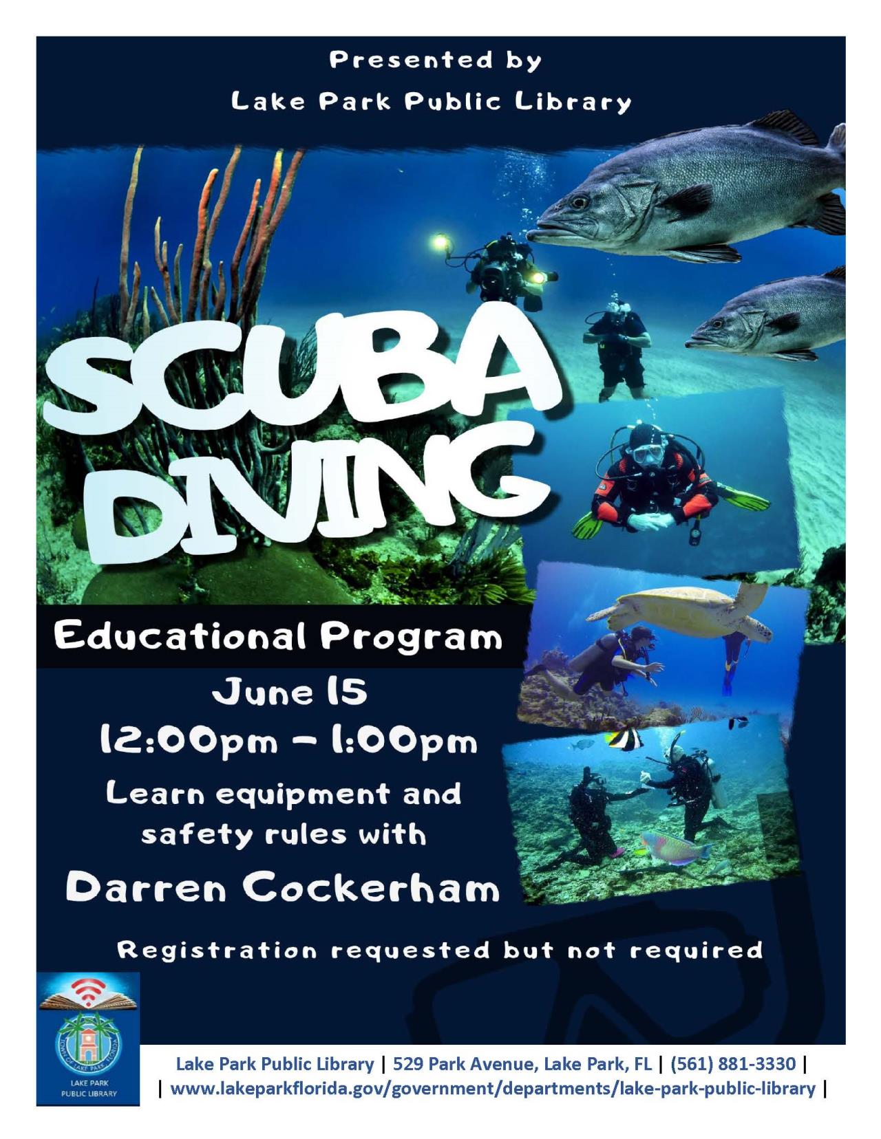 Scuba Diving Educational Program with Darren Crokerham