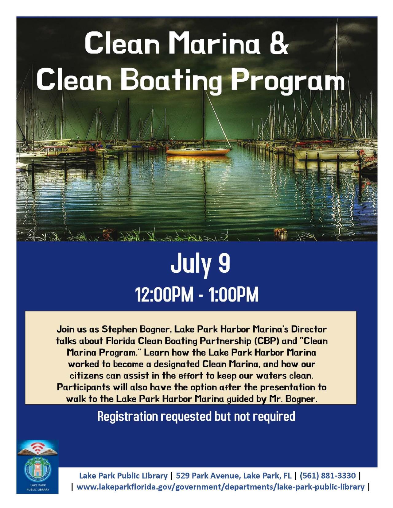 Clean Marina & Clean Boating Program