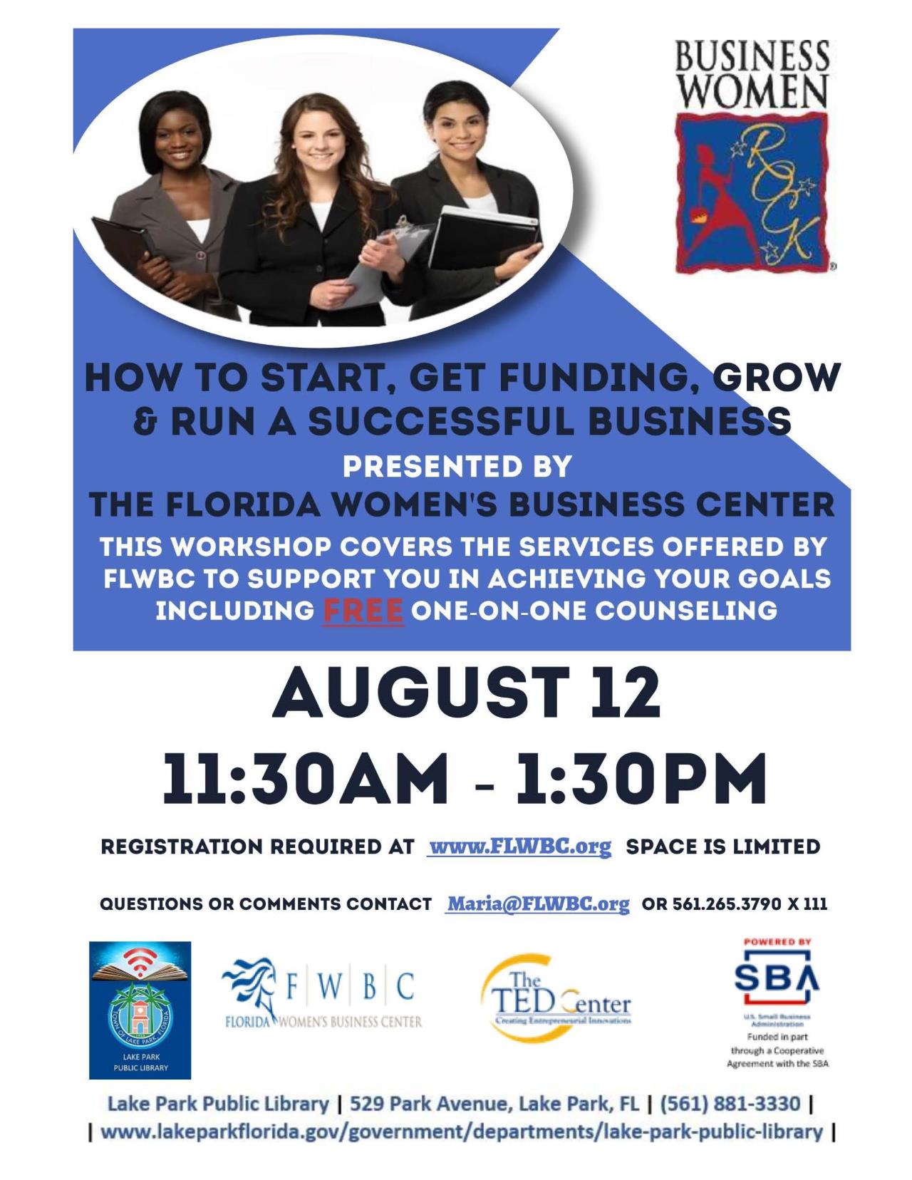 Florida Women's Business Center Workshop Start Get Funding Grow  Run a Successful Business 2.jpg 2