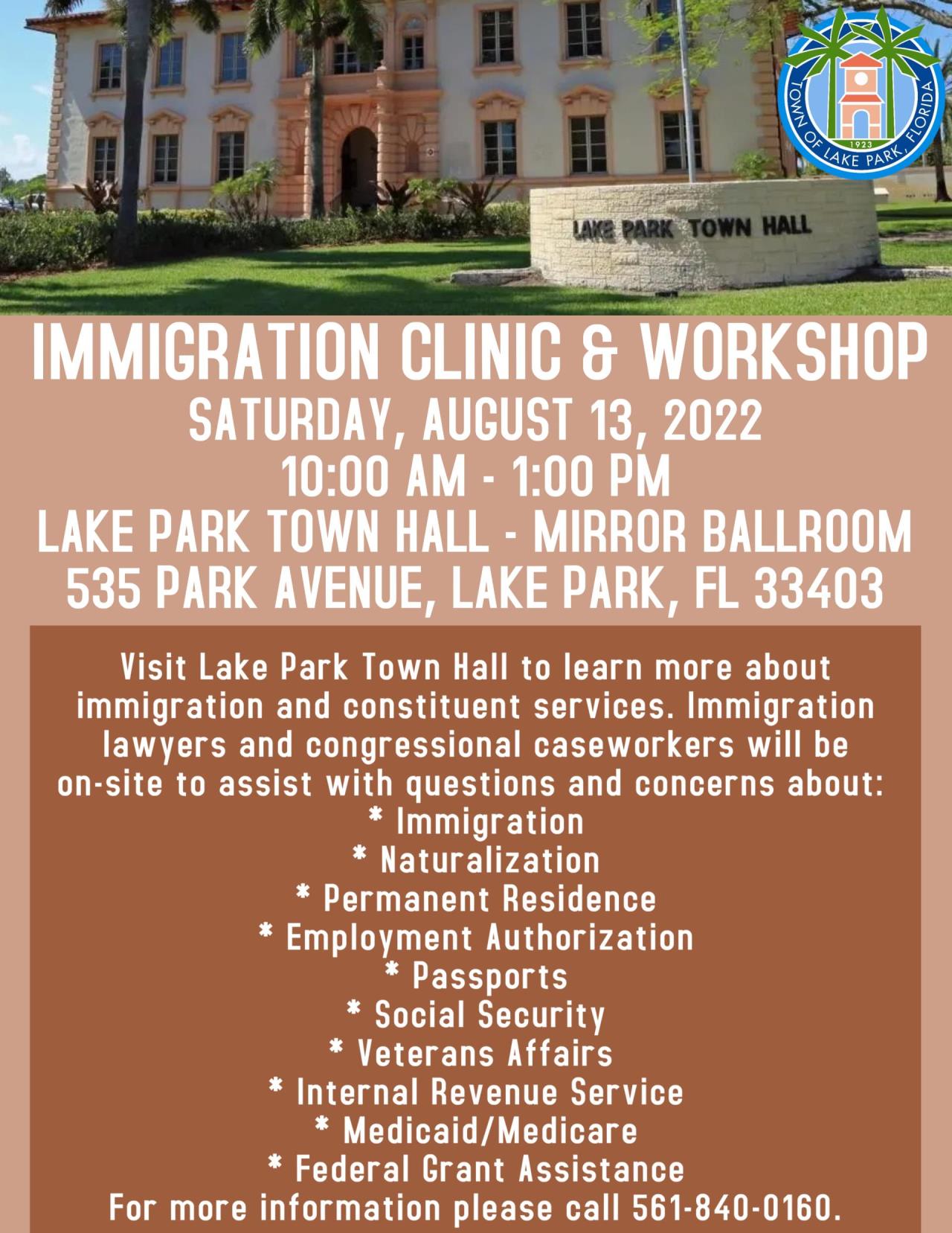 Immigration Clinic  Workshop Revised