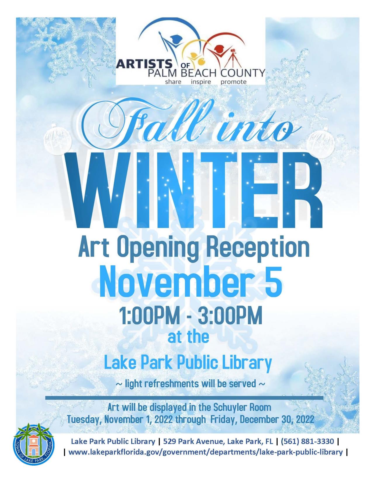 PBC Art Opeining Reception Nov 22 10.27.22