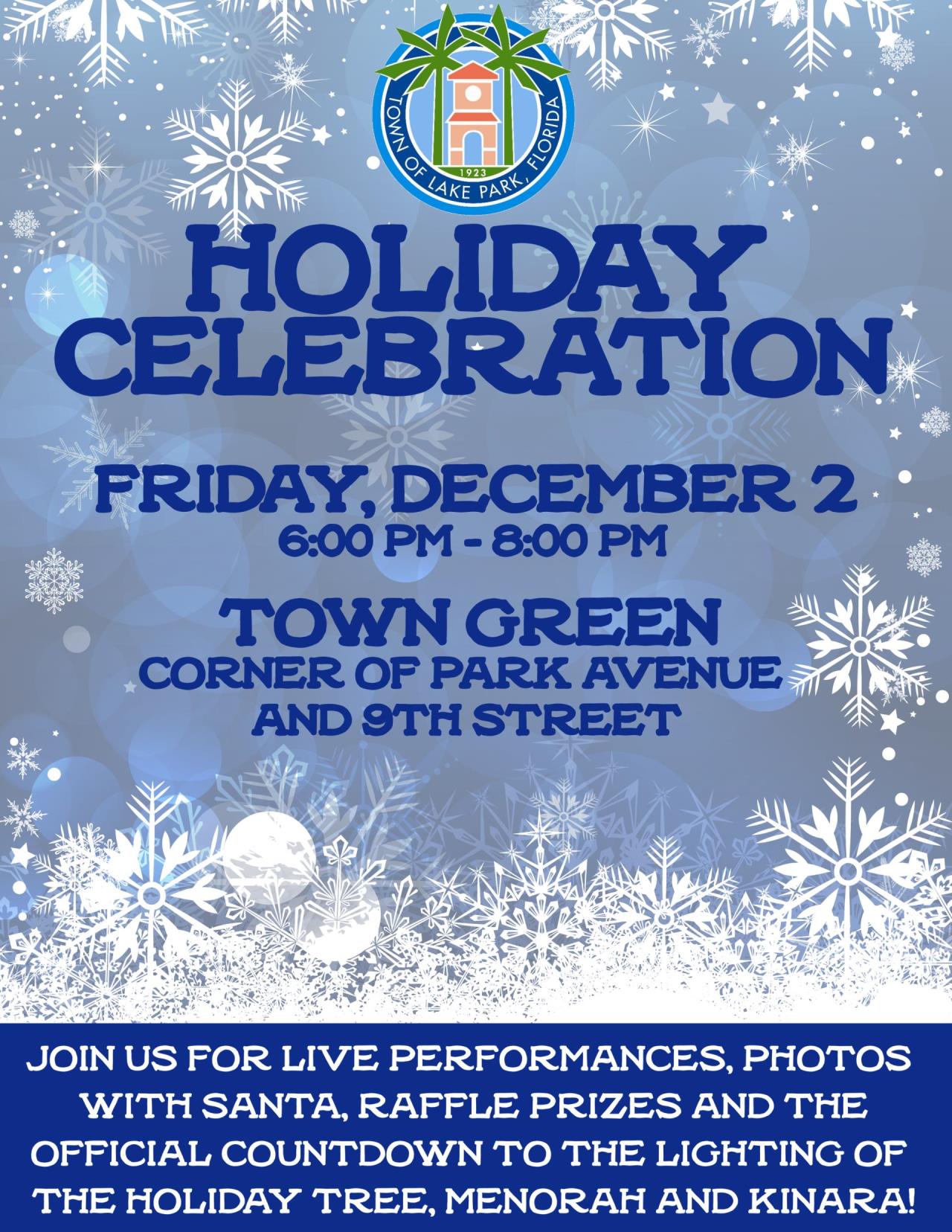 2022 Holiday Celebration Flyer