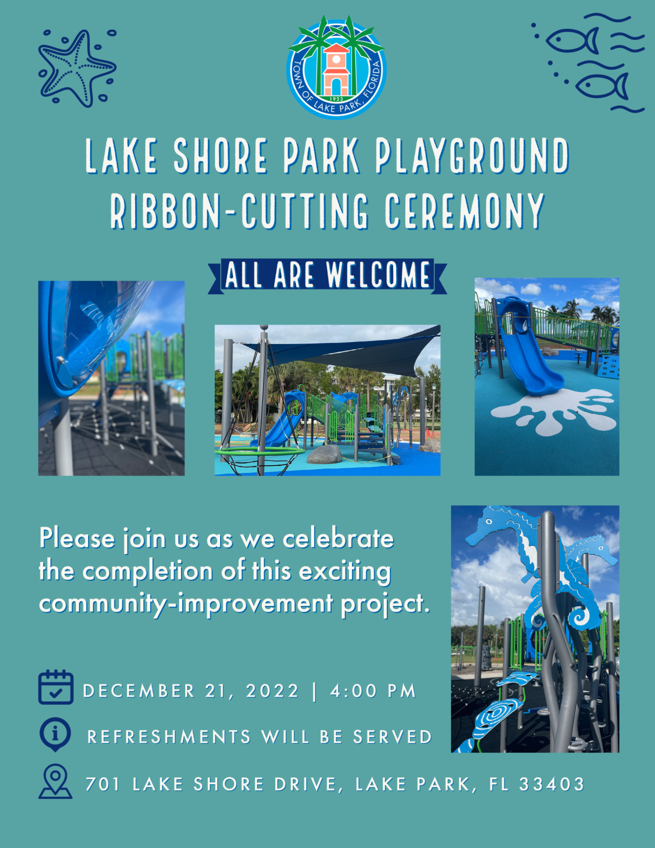 Invitation Flyer__Lake Shore Park Playground Ribbon-Cutting Ceremony