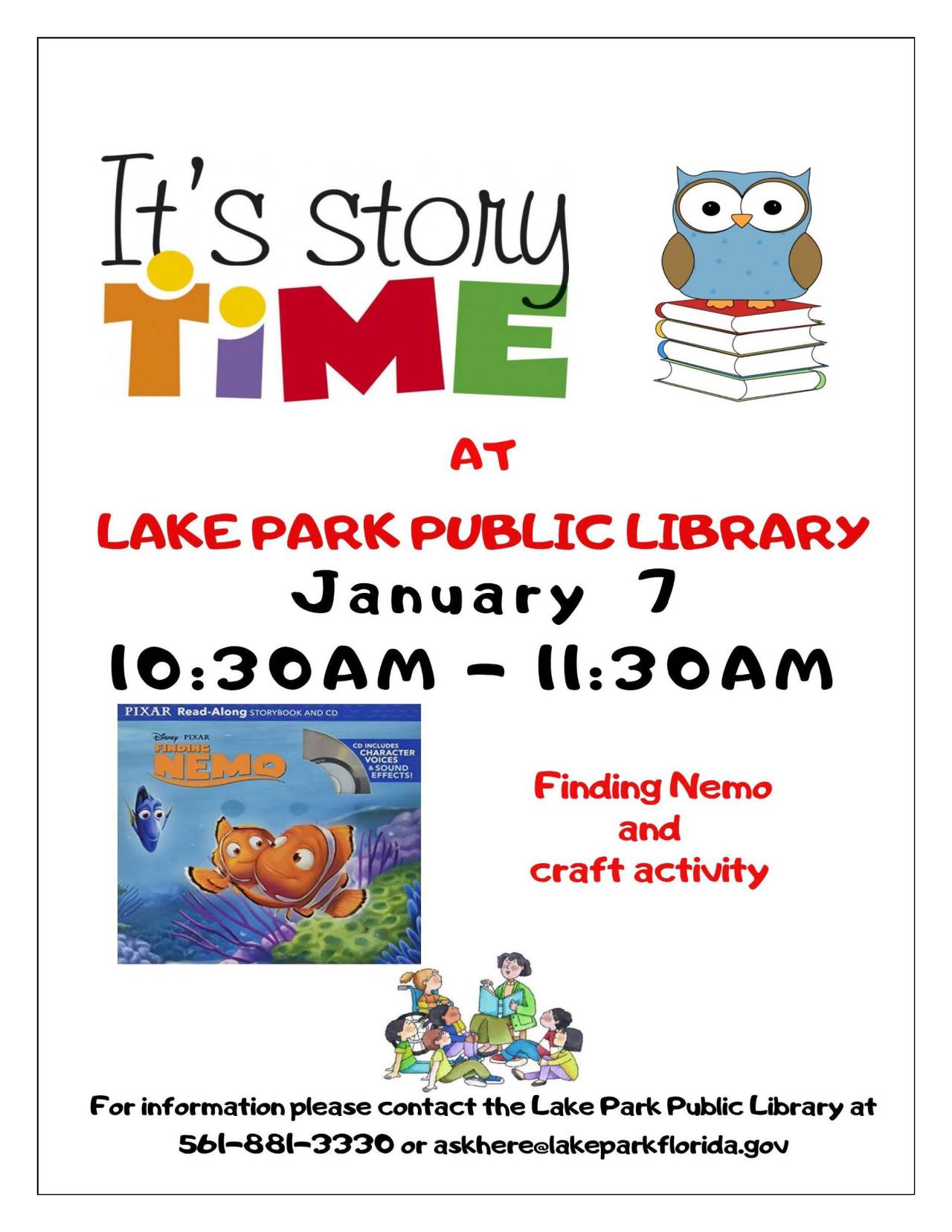 Story Time 1 January