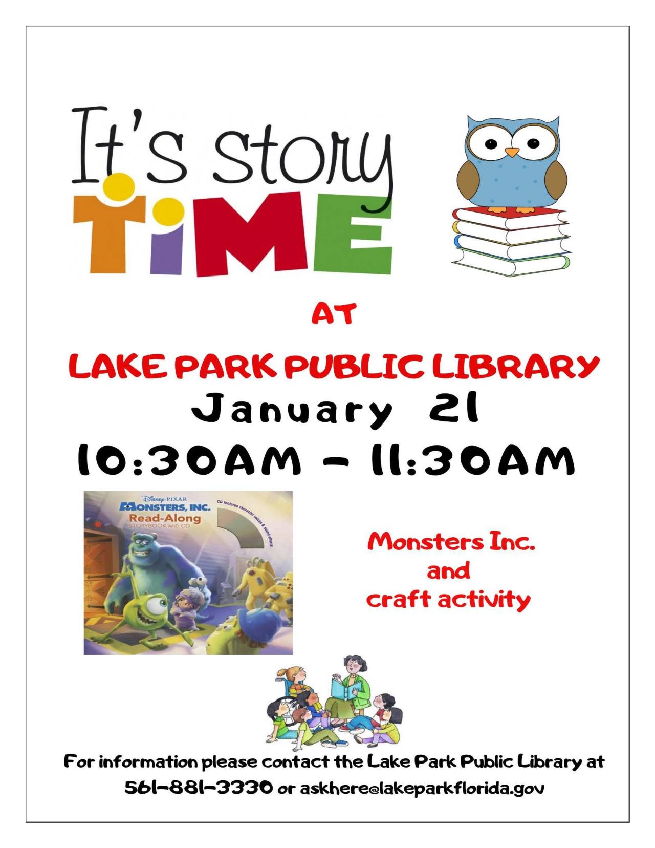 Story Time 2 January