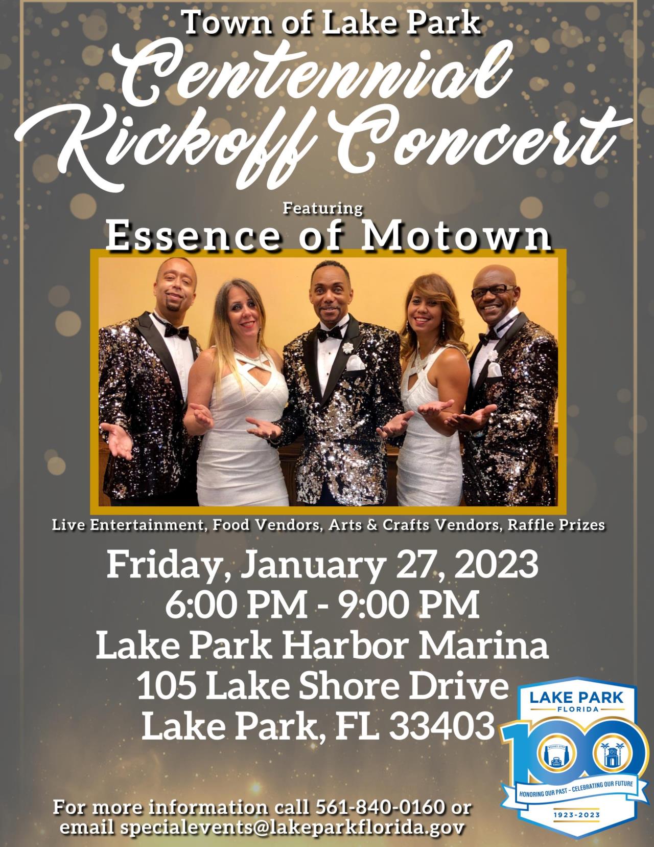 Centennial Kickoff Concert Flyer