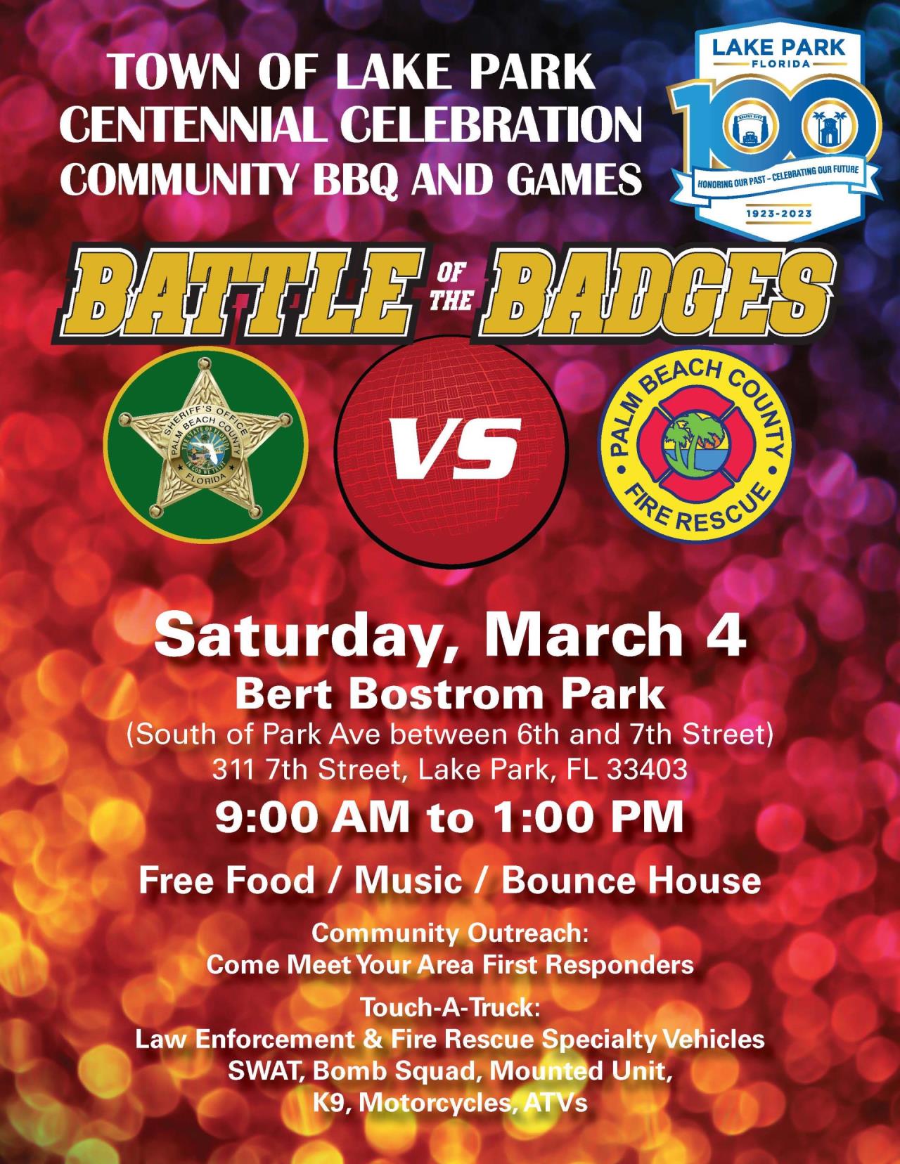 2023 Battle of the Badges Flyer