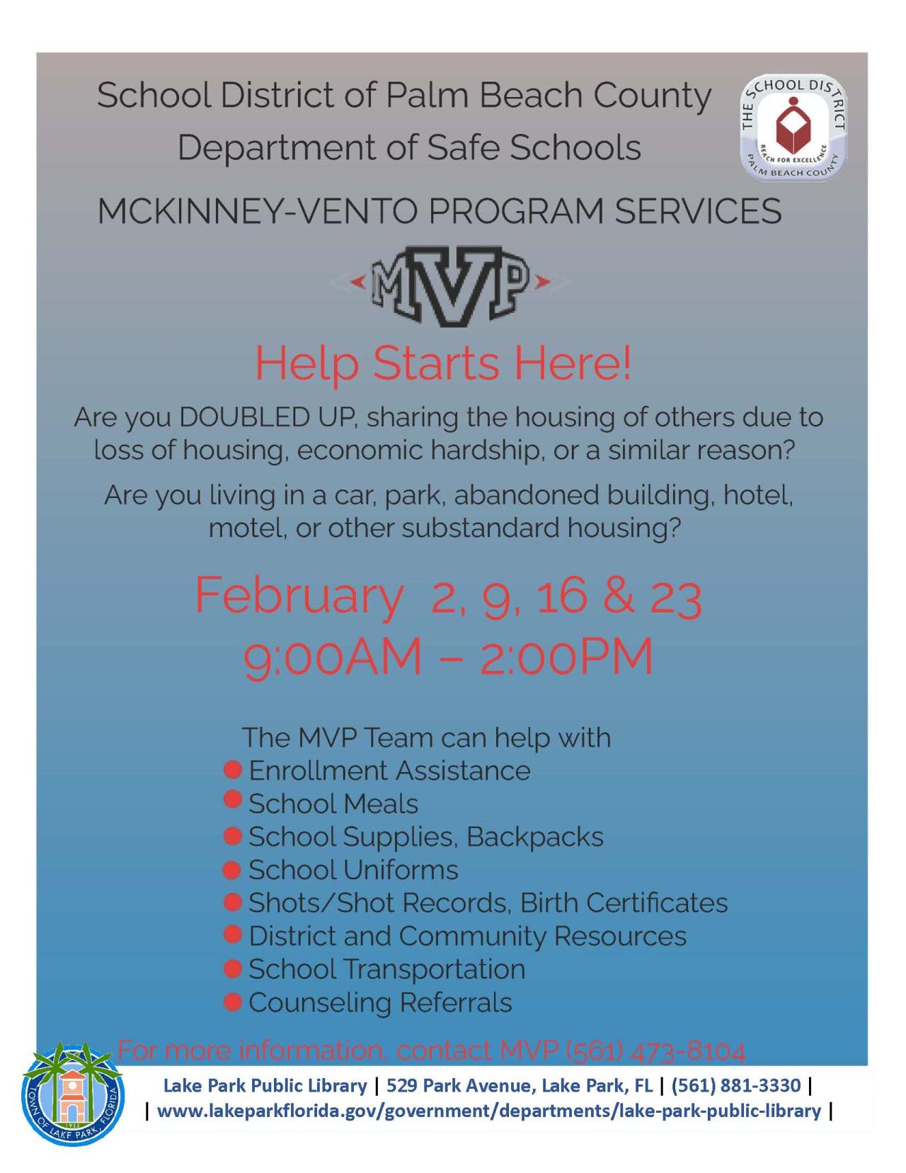 McKinney- Vento Program February 2023