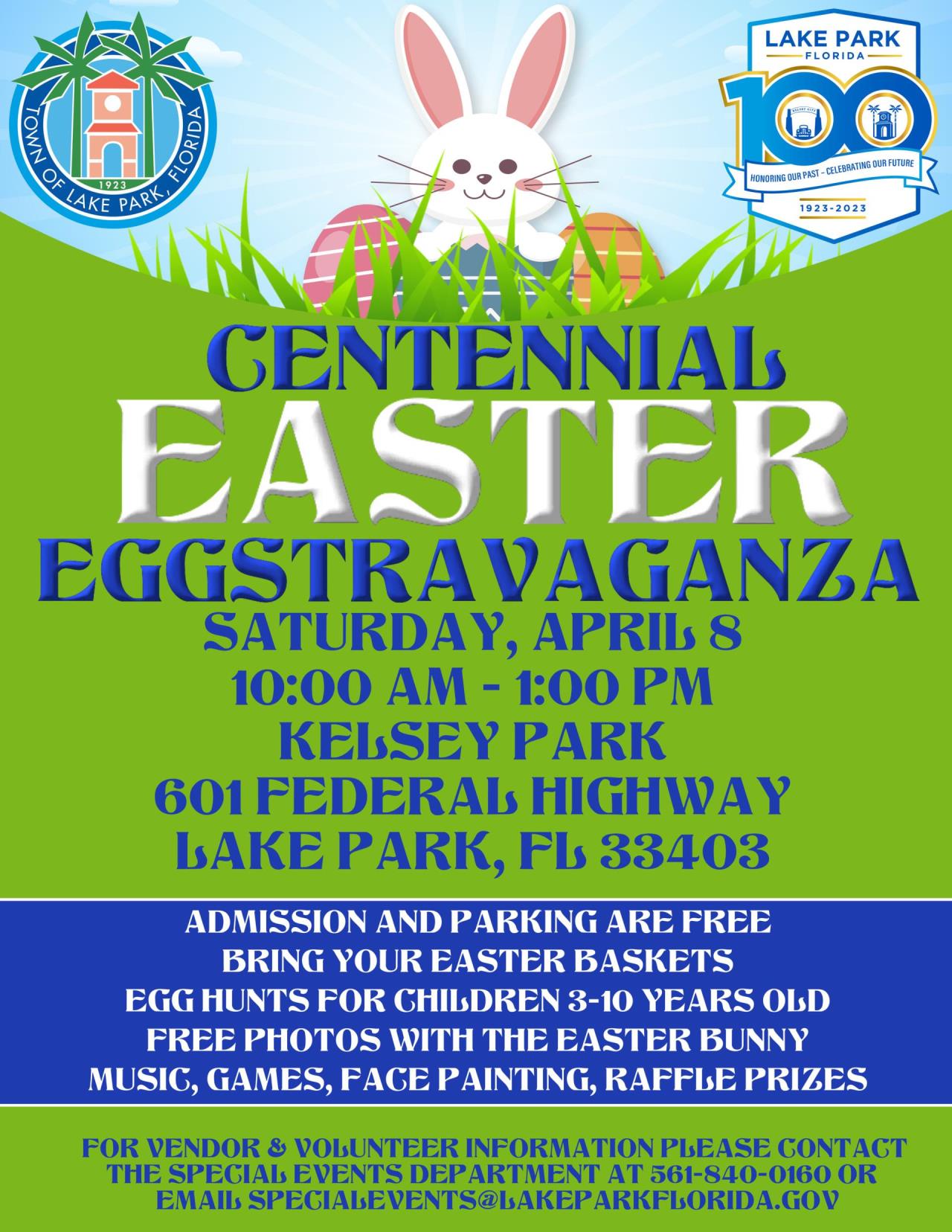 Centennial Easter Eggstravaganza Flyer