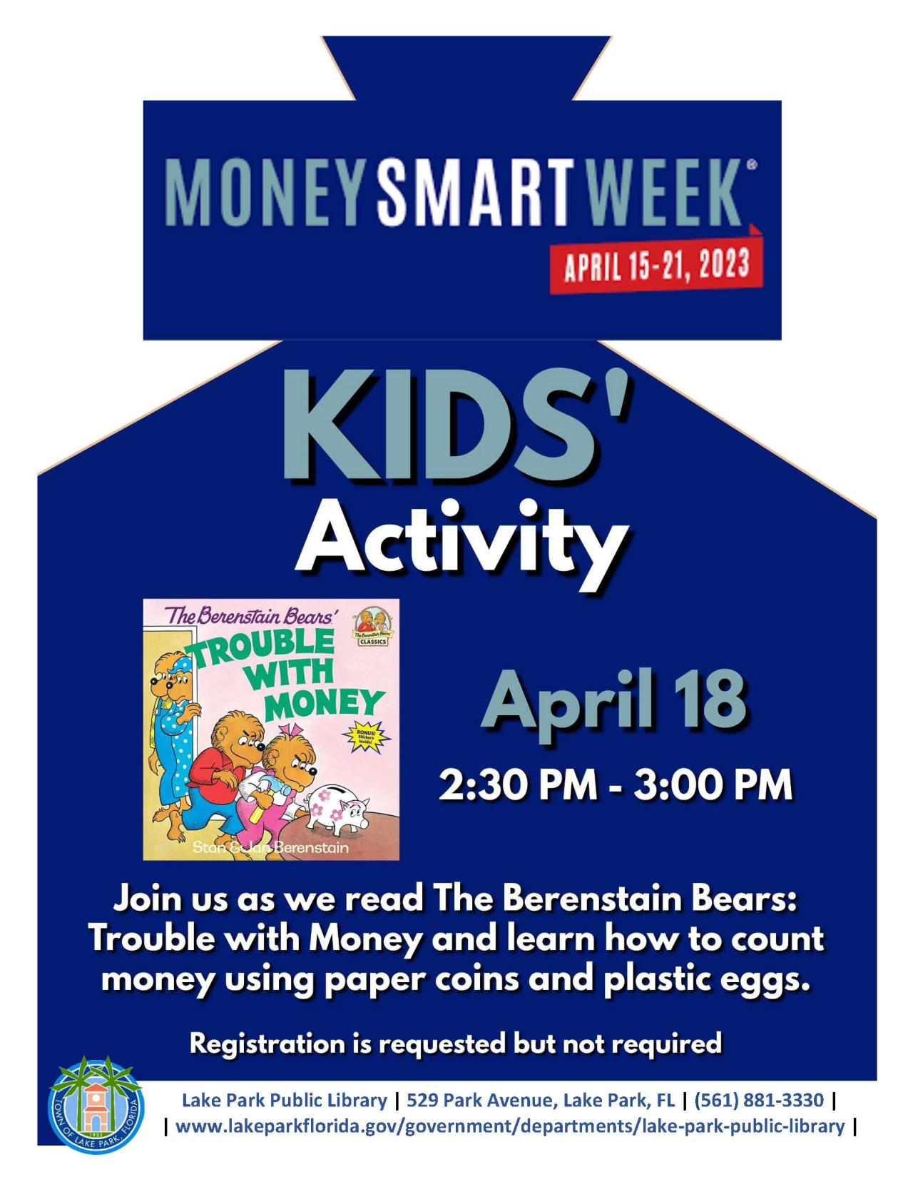 April Money Smart Week Kids April 18