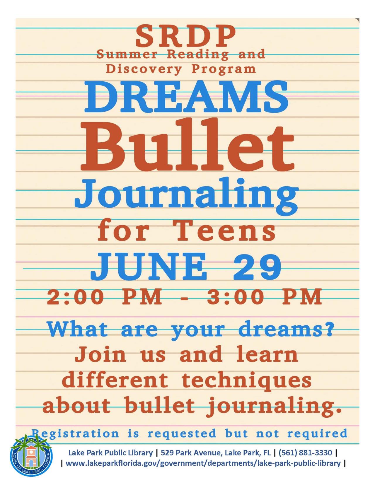 June Dream Journaling for Teens