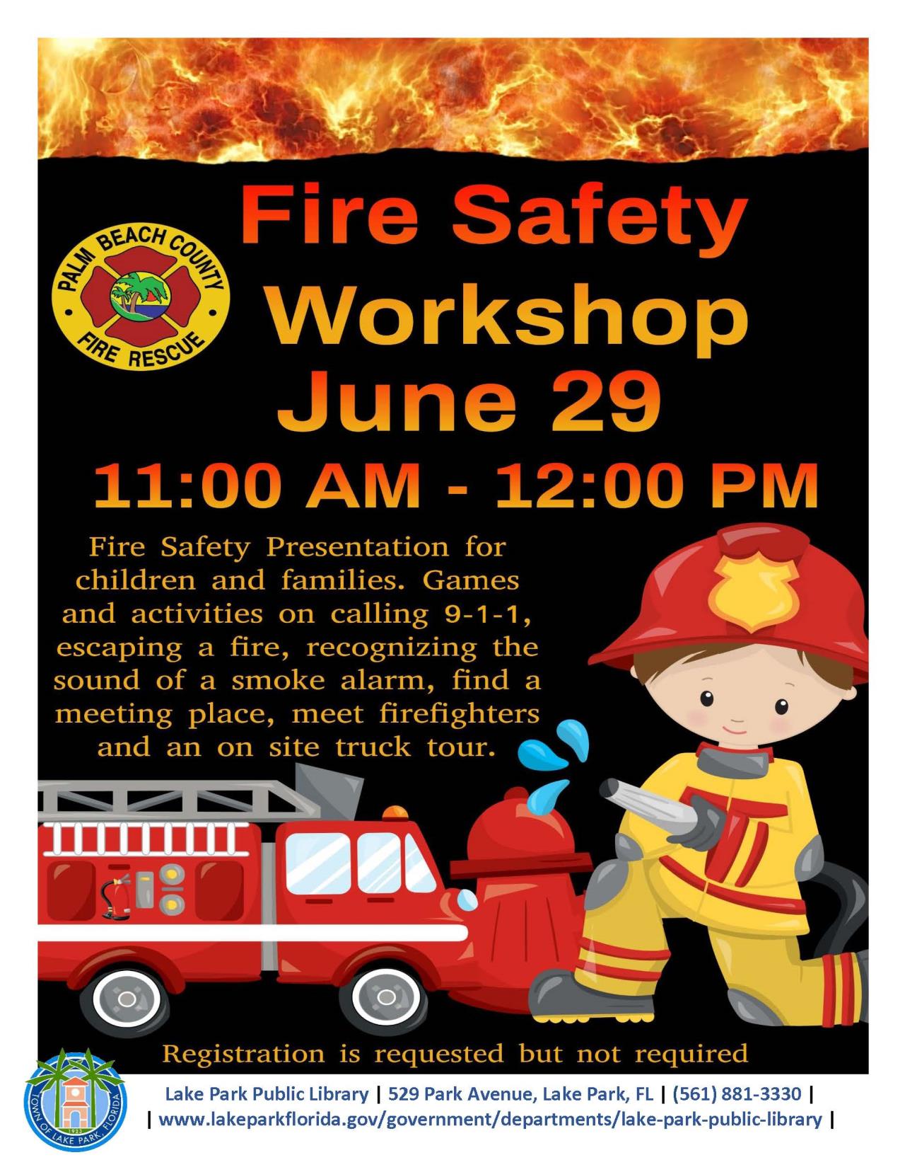 June Fire  Safety Workshop