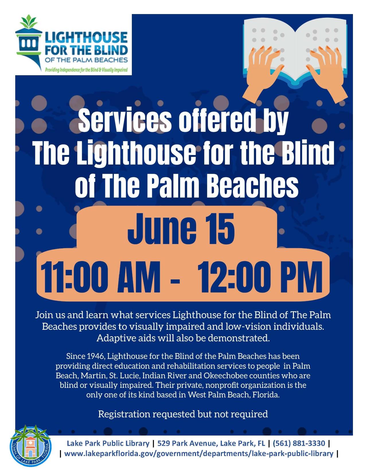 June Lighthouse Services for the Blind