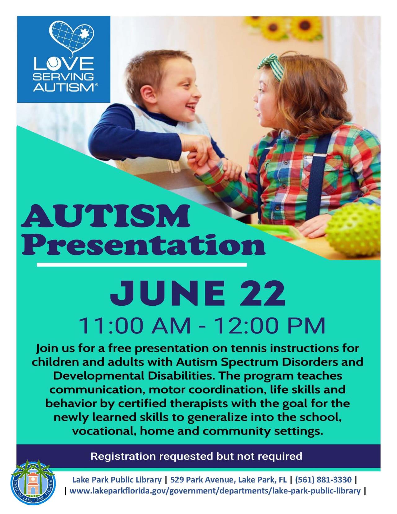 June Love serving Autism Presentation