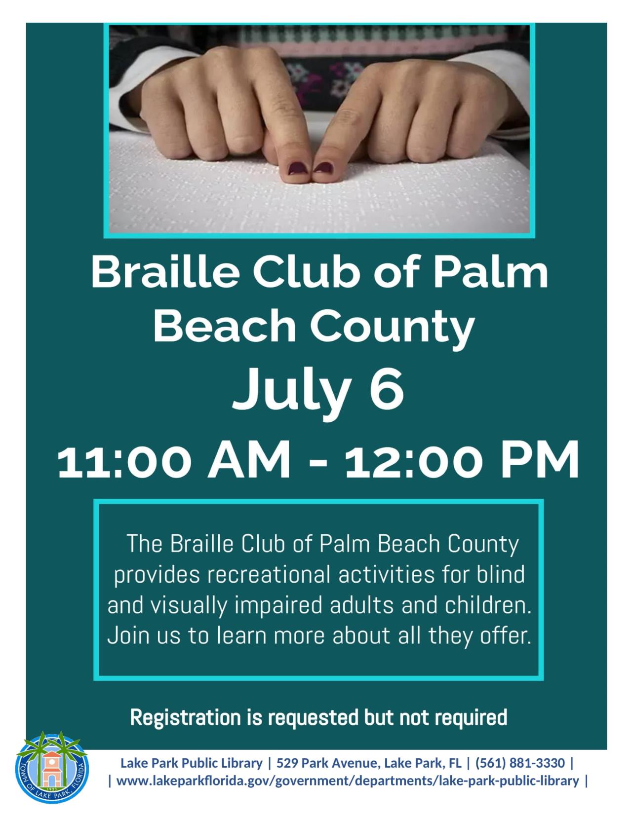 July Braille Club of Palm Beach County-1