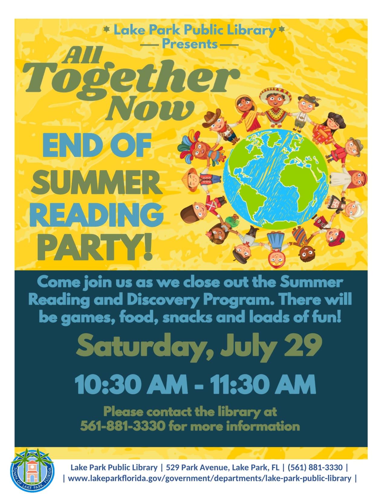 July End of Summer Reading Program Party 6.29.23-1