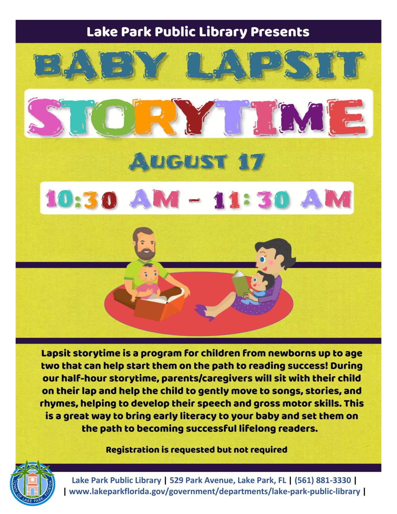 August Lapsit (Baby Story Time)