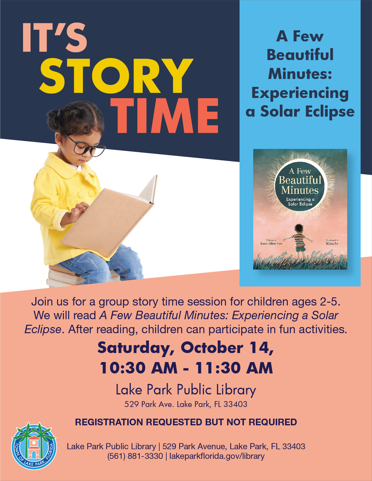 Story Time and Activity Sat October 14 2023-01