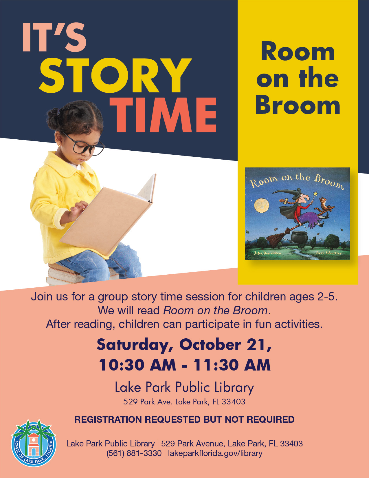 Story Time and Activity Sat October 21 2023-01