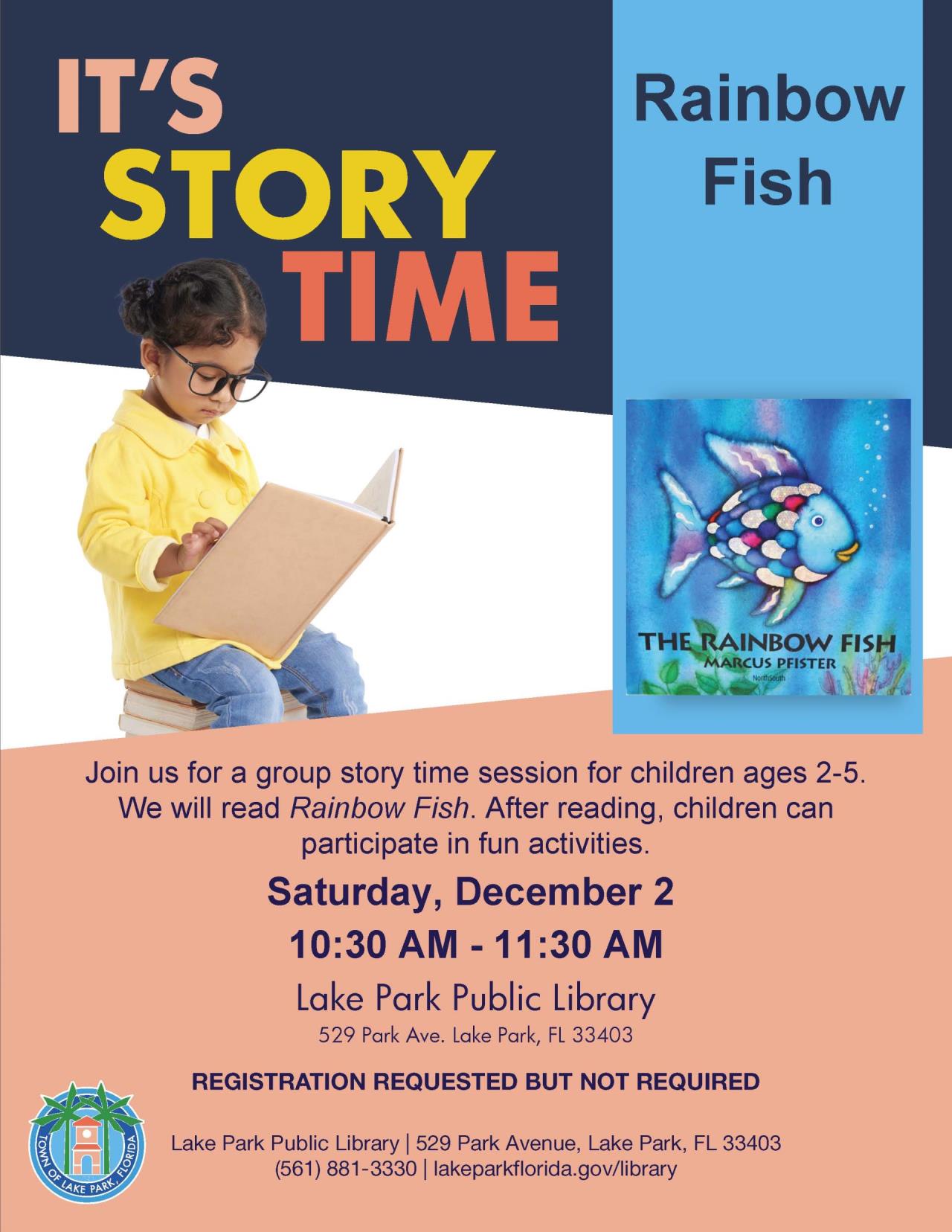 Story Time and Activity Sat December 2 2023 redeux