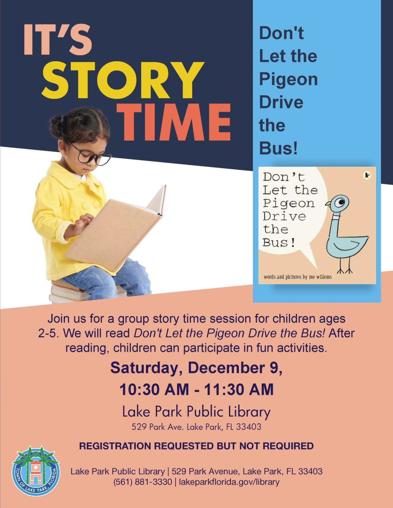 Story Time and Activity Sat December 9 2023