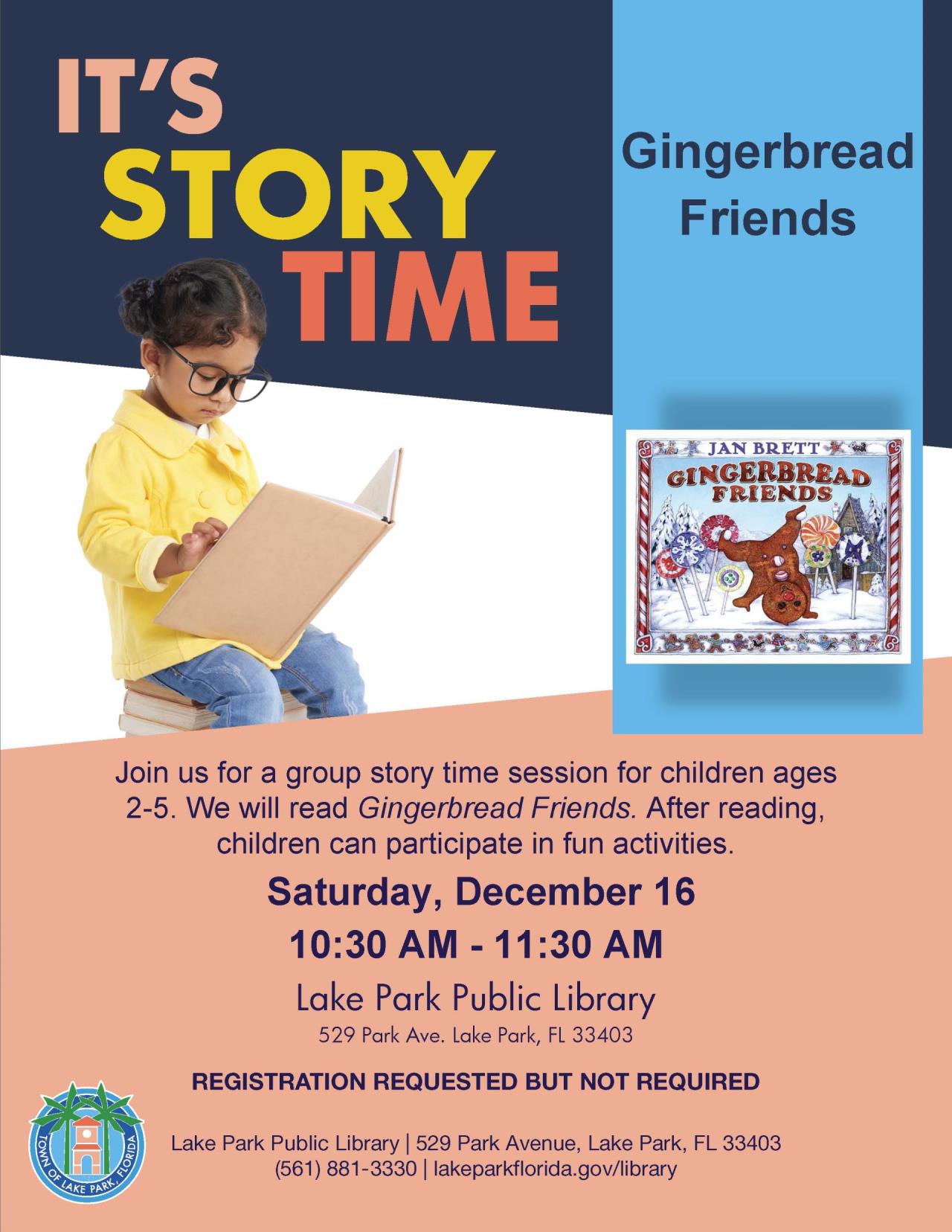 Story Time and Activity Sat December 16 2023 redeux