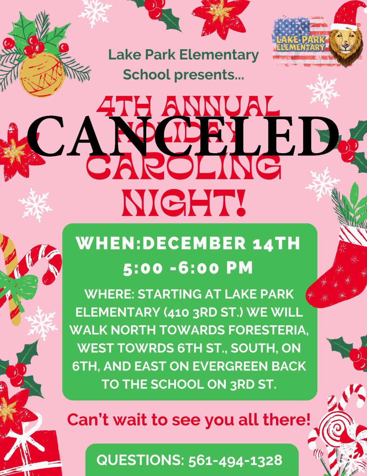 2023 LPE Caroling Flyer_CANCELED