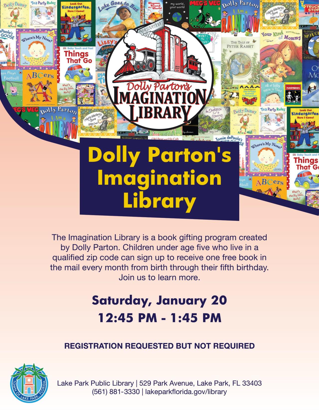 Dolly Partons Imagination Library copy