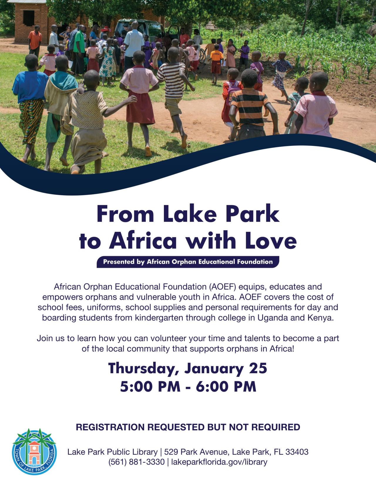 From Lake Park to Africa with Love copy