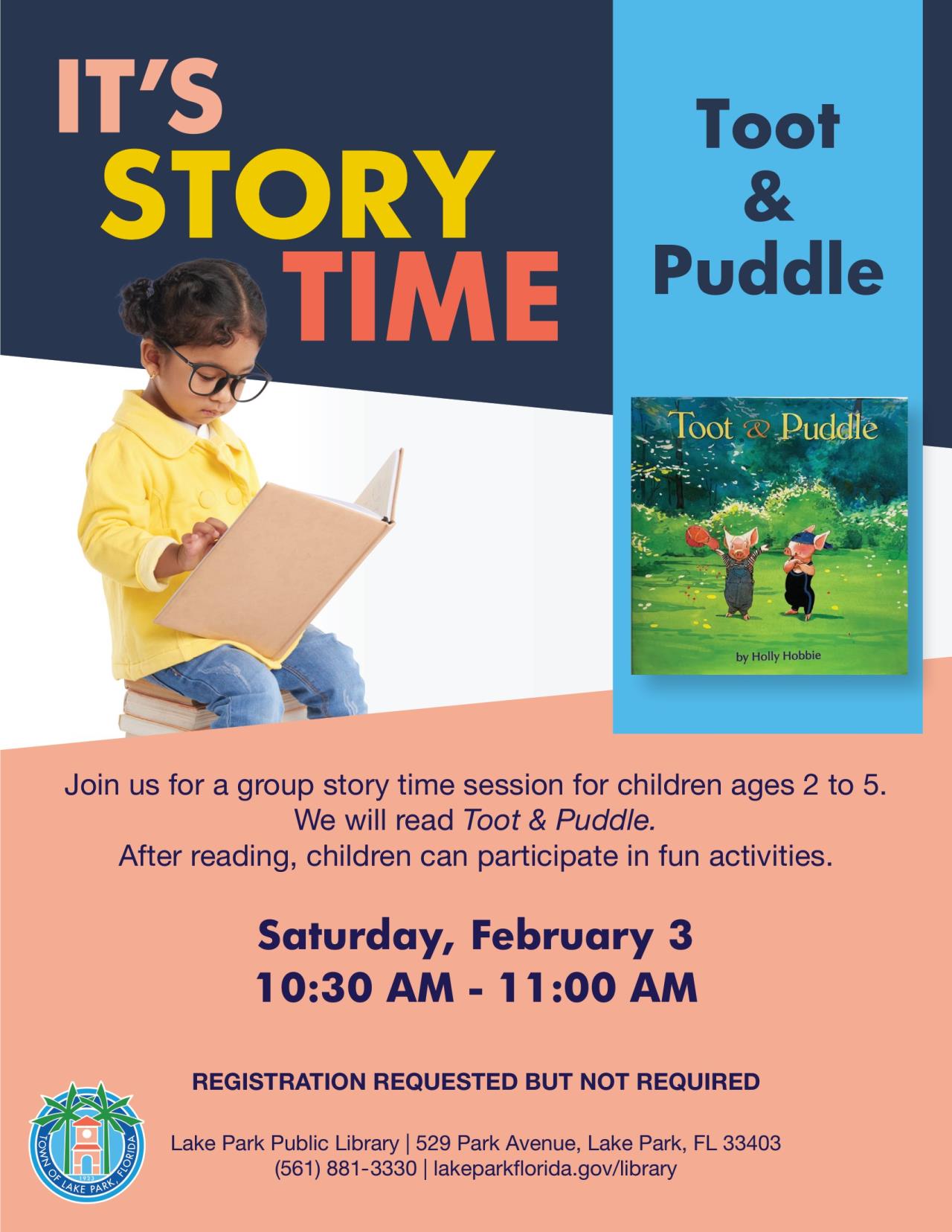 Story Time and Activity Sat February 3