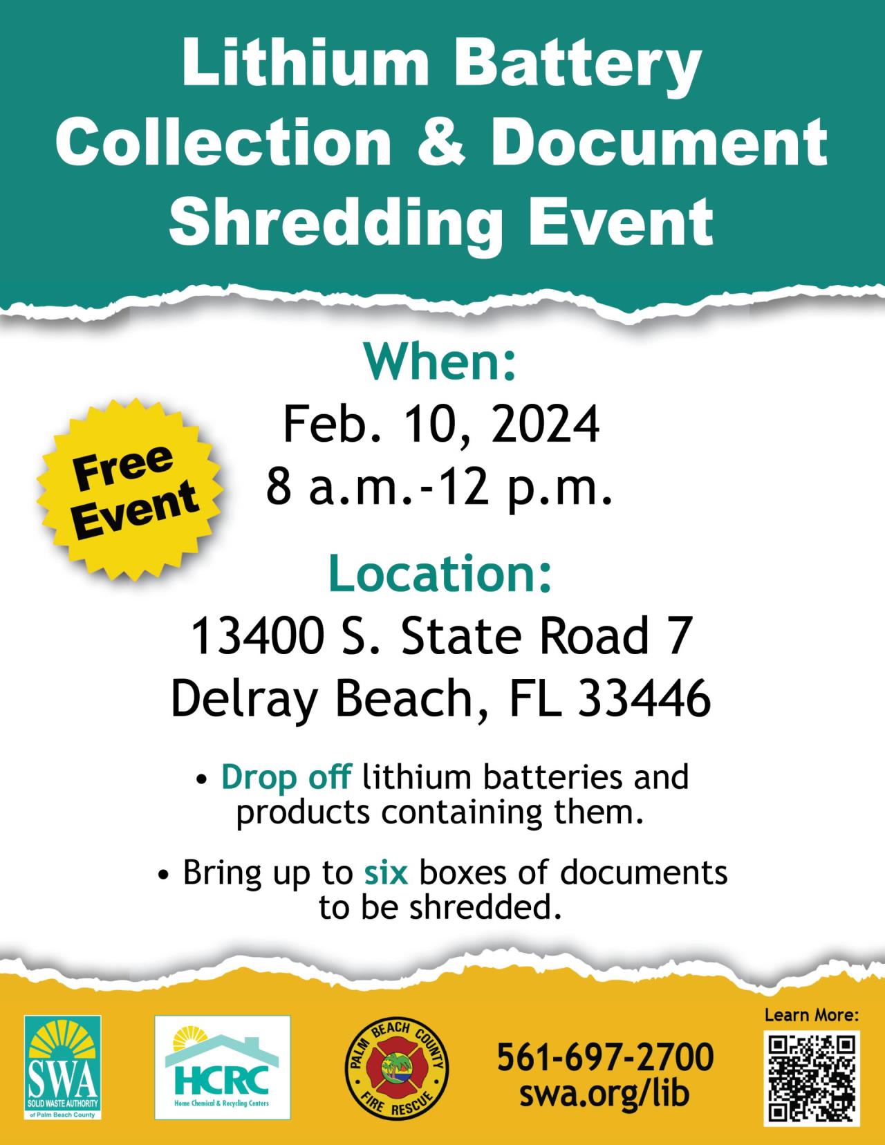 2024 Lithium Battery Shred Event - FINAL