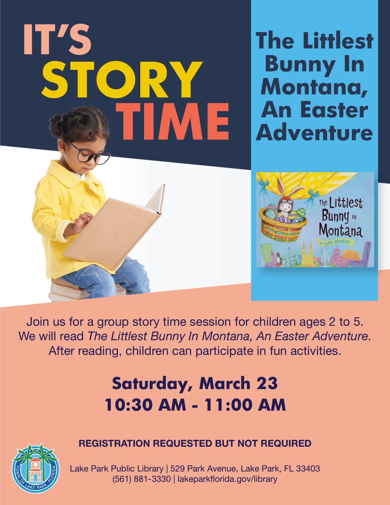 Story Time and Activity Sat March 23