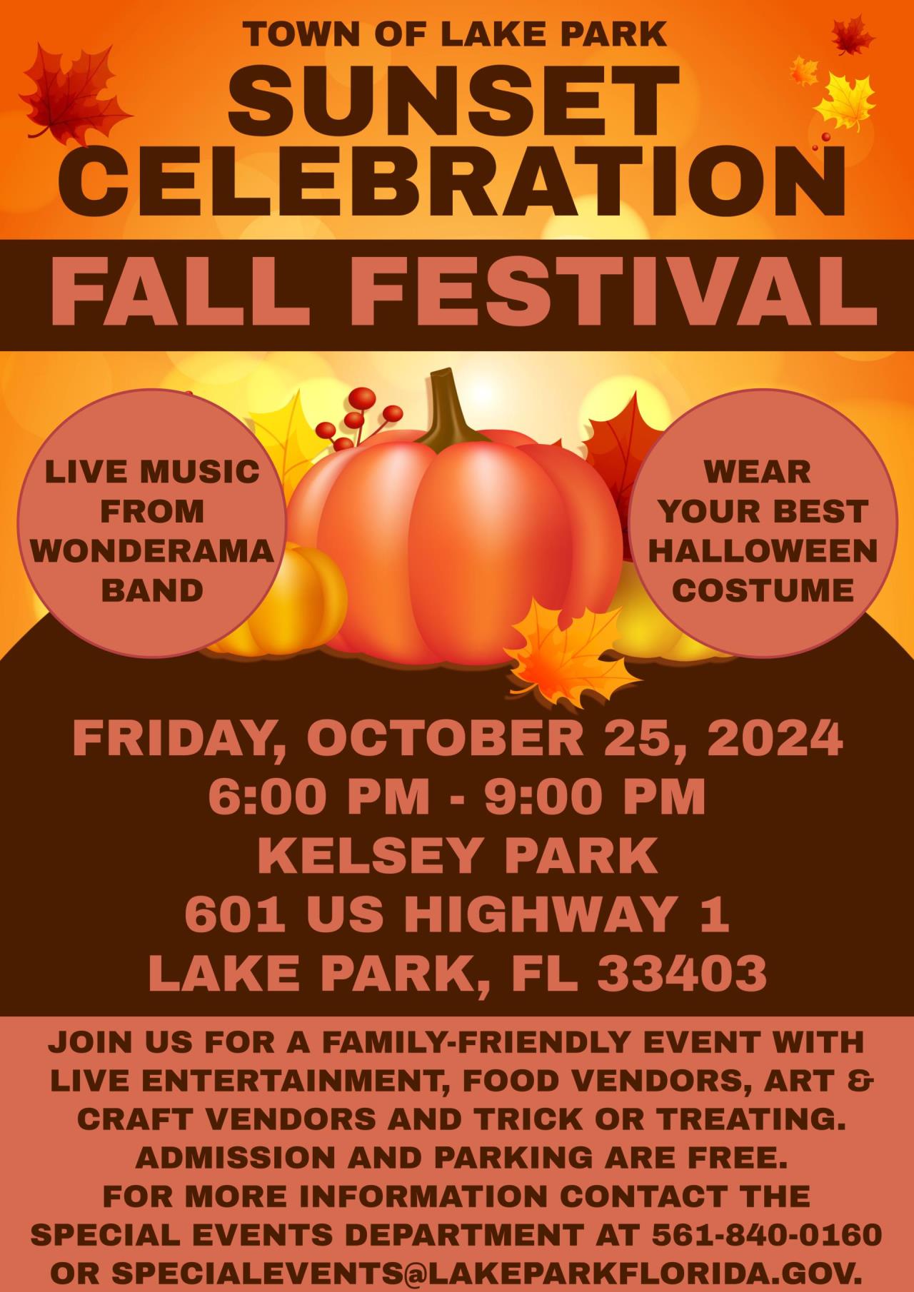 2024 SUNSET CELEBRATION FALL FESTIVAL FLYER v2