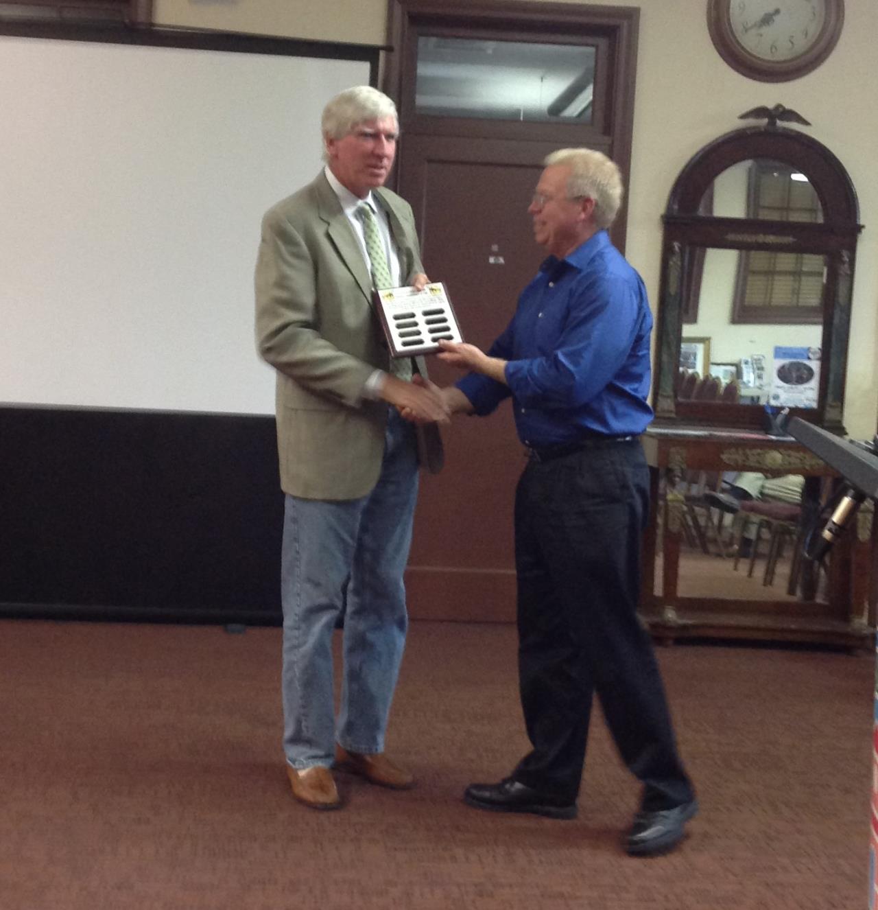 2016 Lake Park Chili Cook-off Award Plaque Presentation