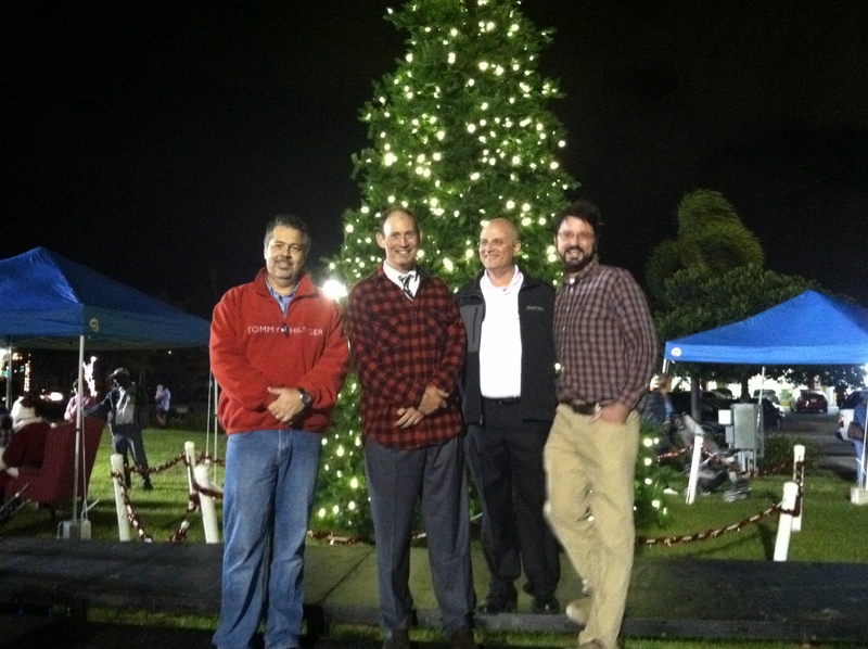 Mayor James DuBois, Vice-Mayor Kendall Rumsey and Commissioners Steve Hockman and Tim Stevens